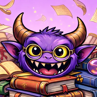 Dice Monster Docs mascot